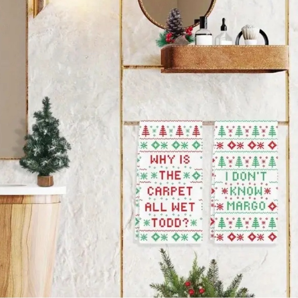 Christmas Vacation Holiday Kitchen Towels